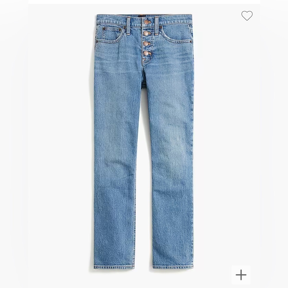 J. Crew Flare Crop Jean Button Fly Size 25